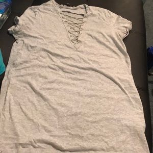 Forever 21 short sleeve shirt with low-cut front